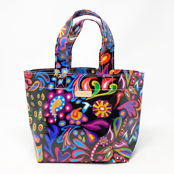 Consuela Bags Consuela Sophia Black Swirly Grab N Go Mini Bag